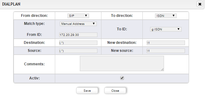 How to create a SIP to PSTN failover in a beroNet gateway