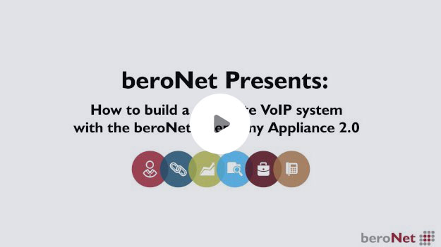 Video tutorial How to install a complete VoIP System using a beroNet Appliance 2.0 and 3CX
