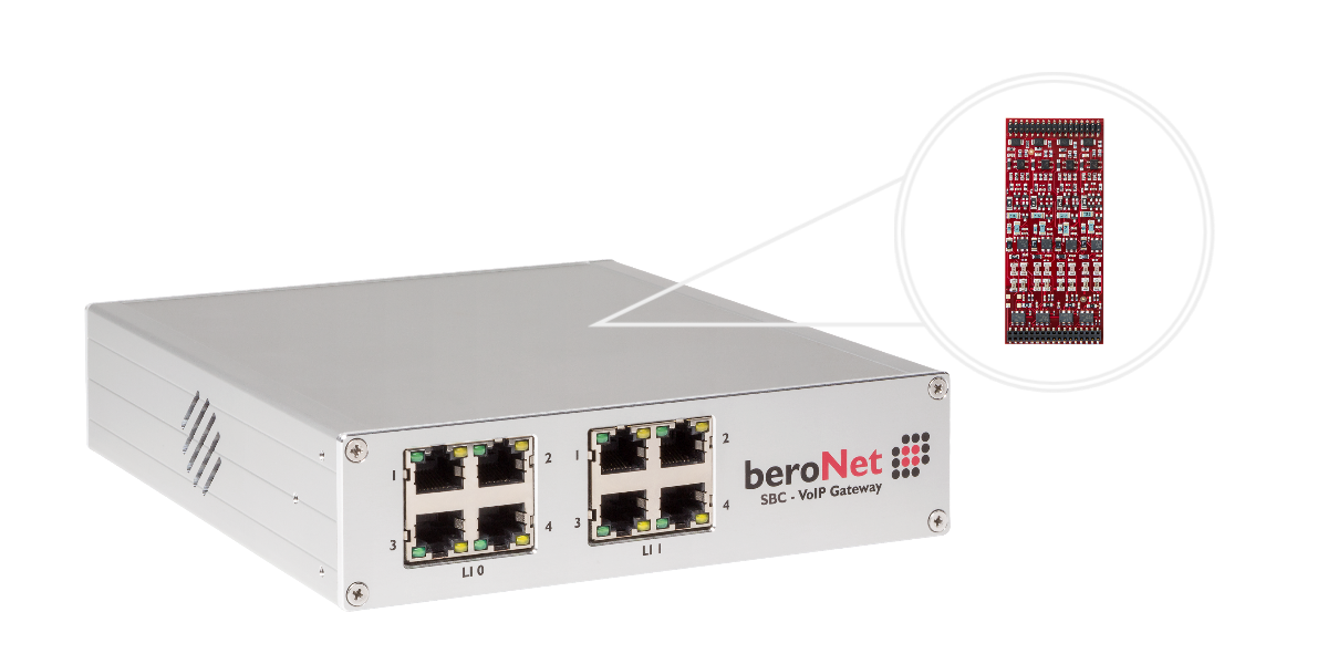 SBC VoiP Gateway with 4 FXO