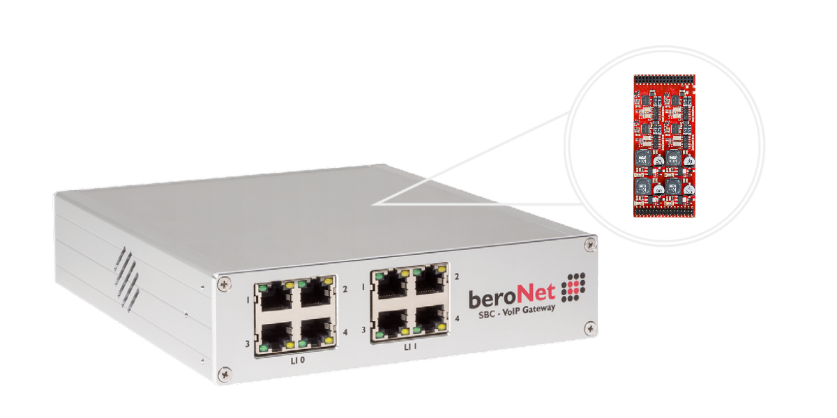 SBC VoIP Gateway Modell für 4FXS und 8FXS